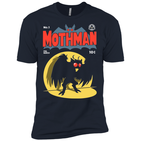 T-Shirts Midnight Navy / X-Small Mothman Men's Premium T-Shirt