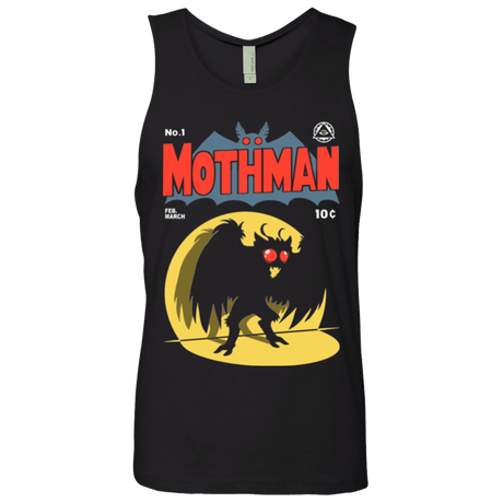 T-Shirts Black / Small Mothman Men's Premium Tank Top