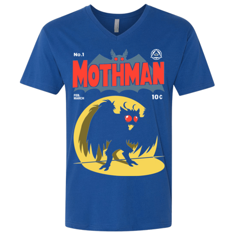 T-Shirts Royal / X-Small Mothman Men's Premium V-Neck