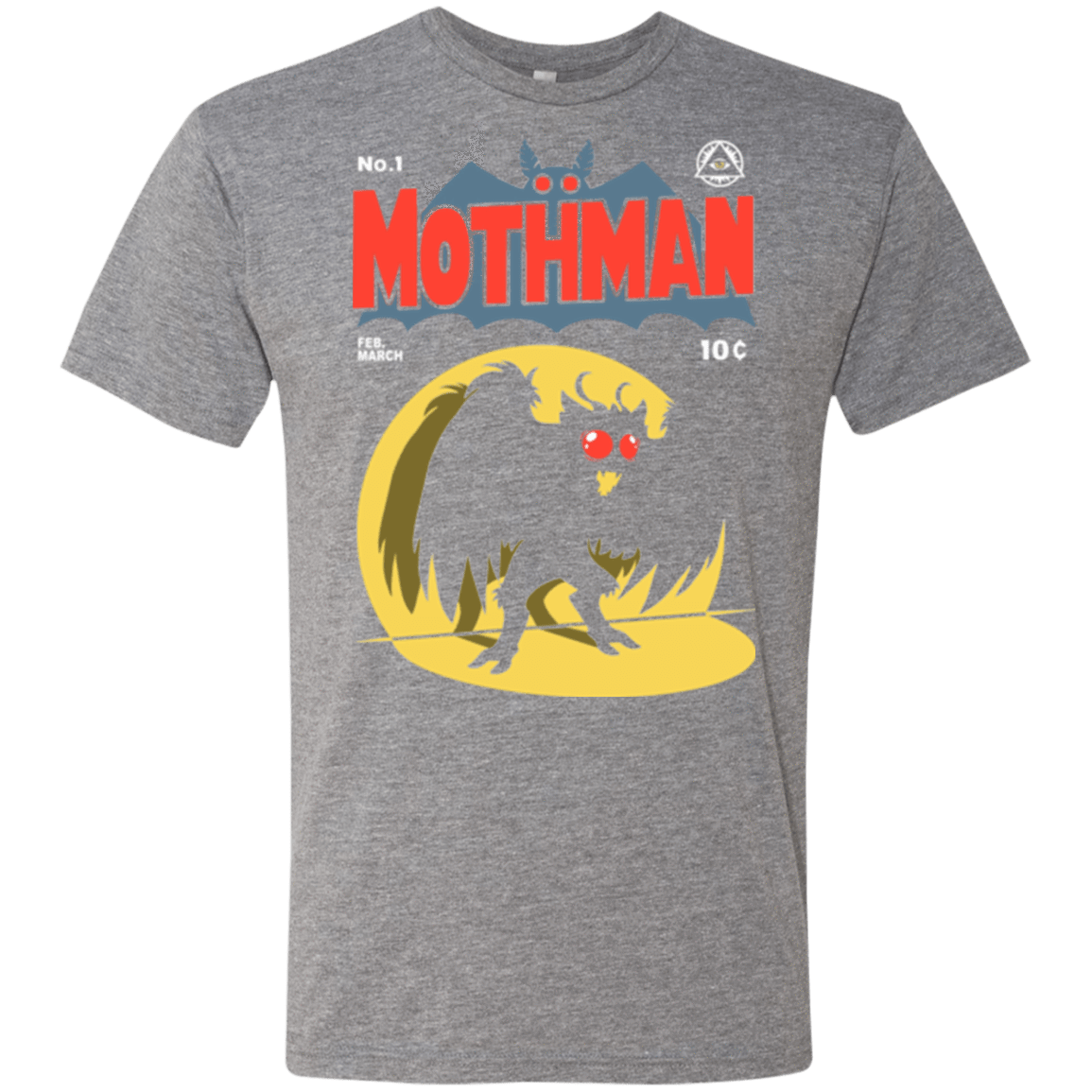 T-Shirts Premium Heather / Small Mothman Men's Triblend T-Shirt