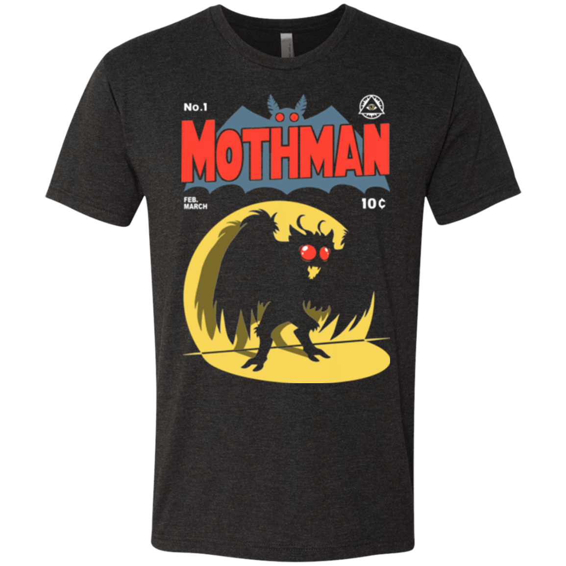 T-Shirts Vintage Black / Small Mothman Men's Triblend T-Shirt