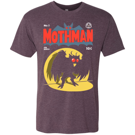 T-Shirts Vintage Purple / Small Mothman Men's Triblend T-Shirt