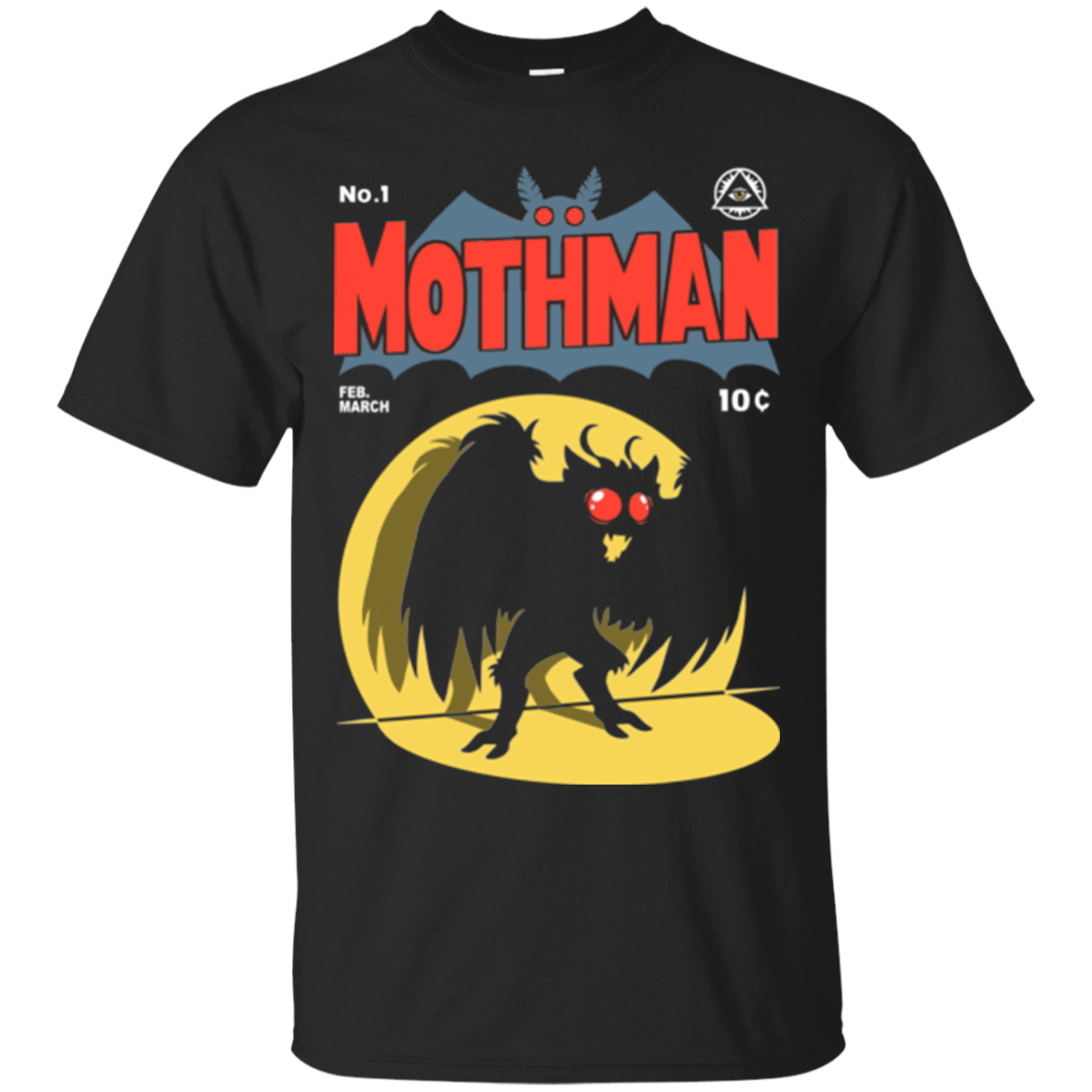 T-Shirts Black / Small Mothman T-Shirt