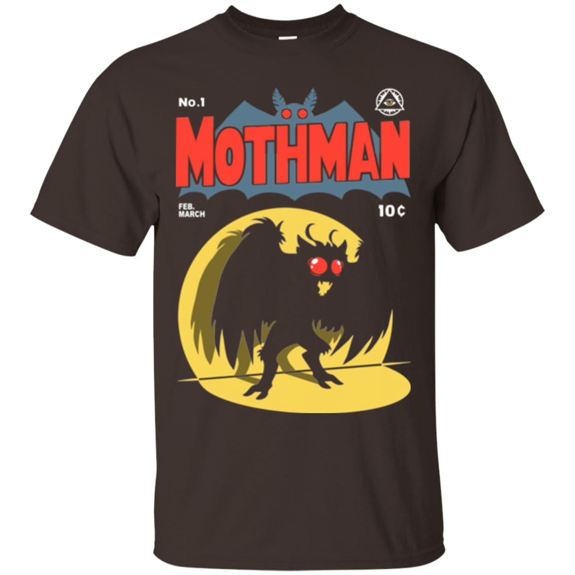 T-Shirts Dark Chocolate / Small Mothman T-Shirt