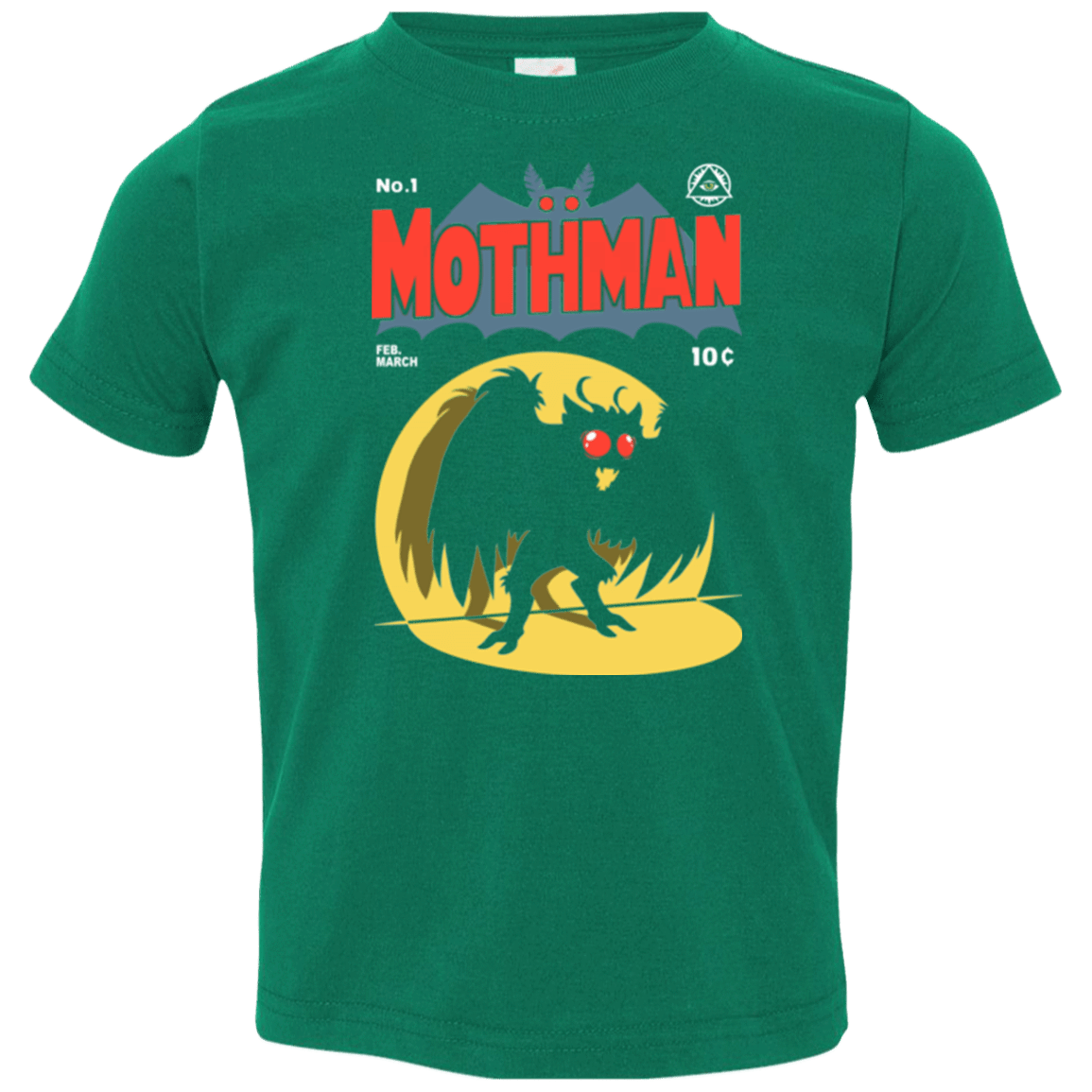 T-Shirts Kelly / 2T Mothman Toddler Premium T-Shirt