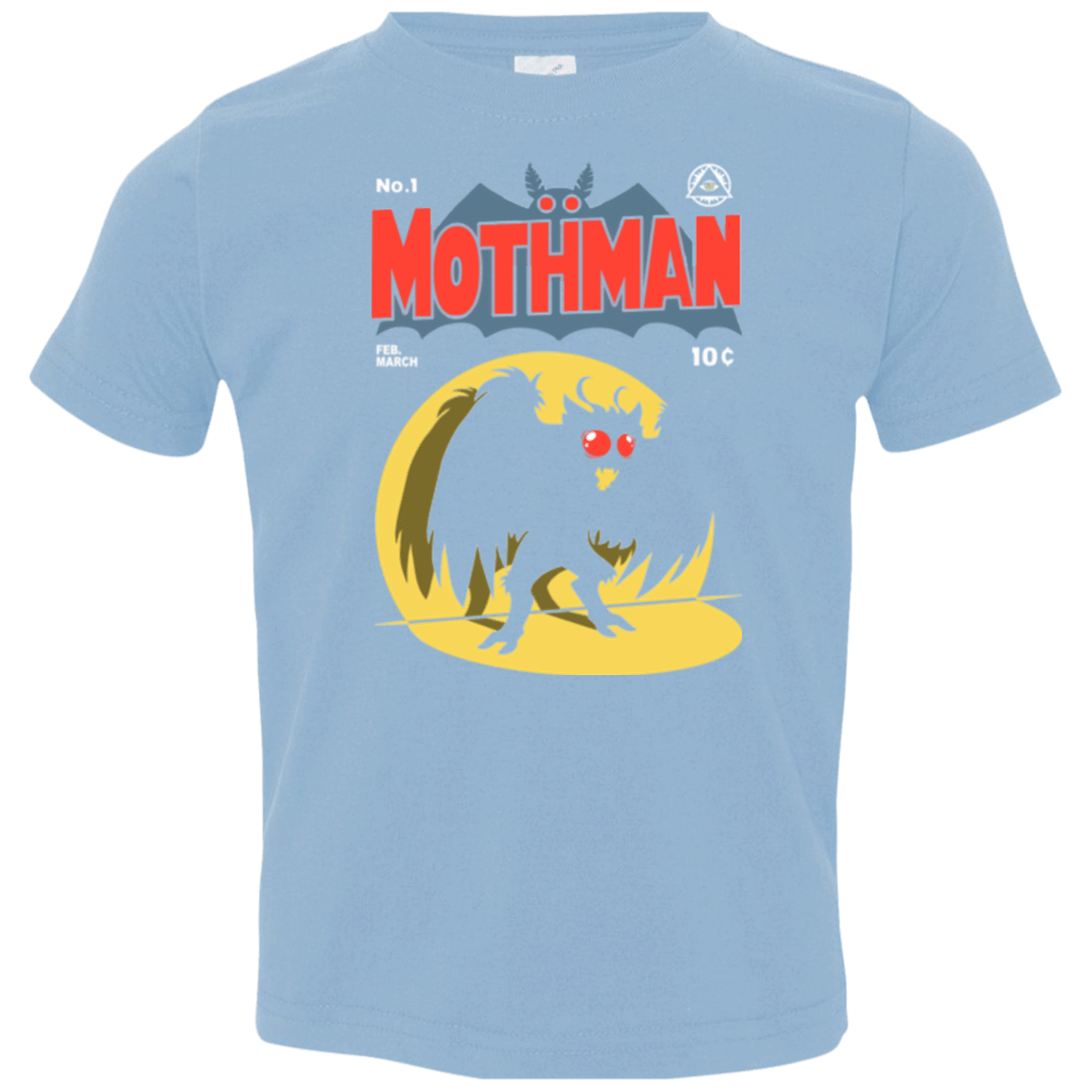 T-Shirts Light Blue / 2T Mothman Toddler Premium T-Shirt