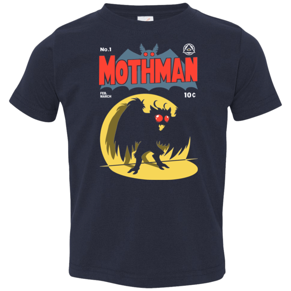 T-Shirts Navy / 2T Mothman Toddler Premium T-Shirt