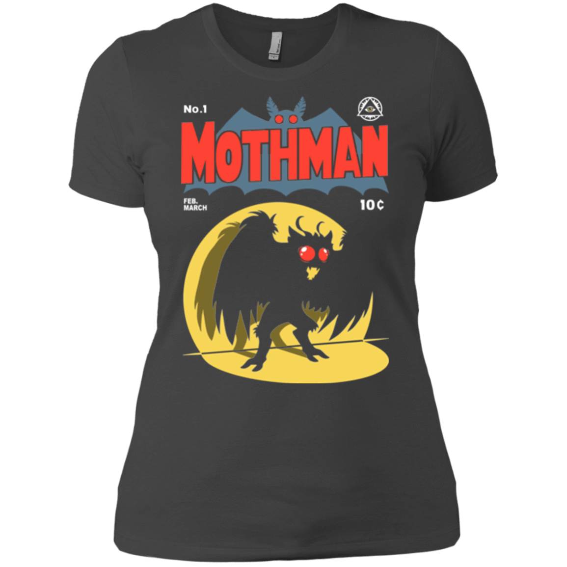 T-Shirts Heavy Metal / X-Small Mothman Women's Premium T-Shirt