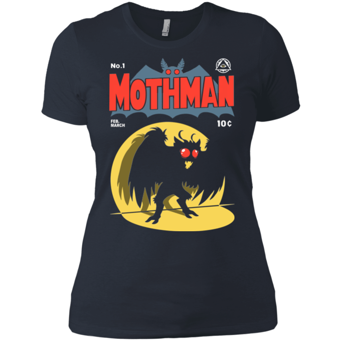 T-Shirts Indigo / X-Small Mothman Women's Premium T-Shirt