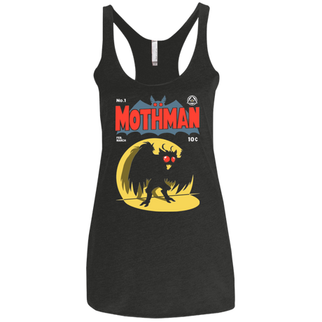 T-Shirts Vintage Black / X-Small Mothman Women's Triblend Racerback Tank