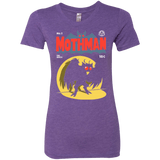 T-Shirts Purple Rush / Small Mothman Women's Triblend T-Shirt