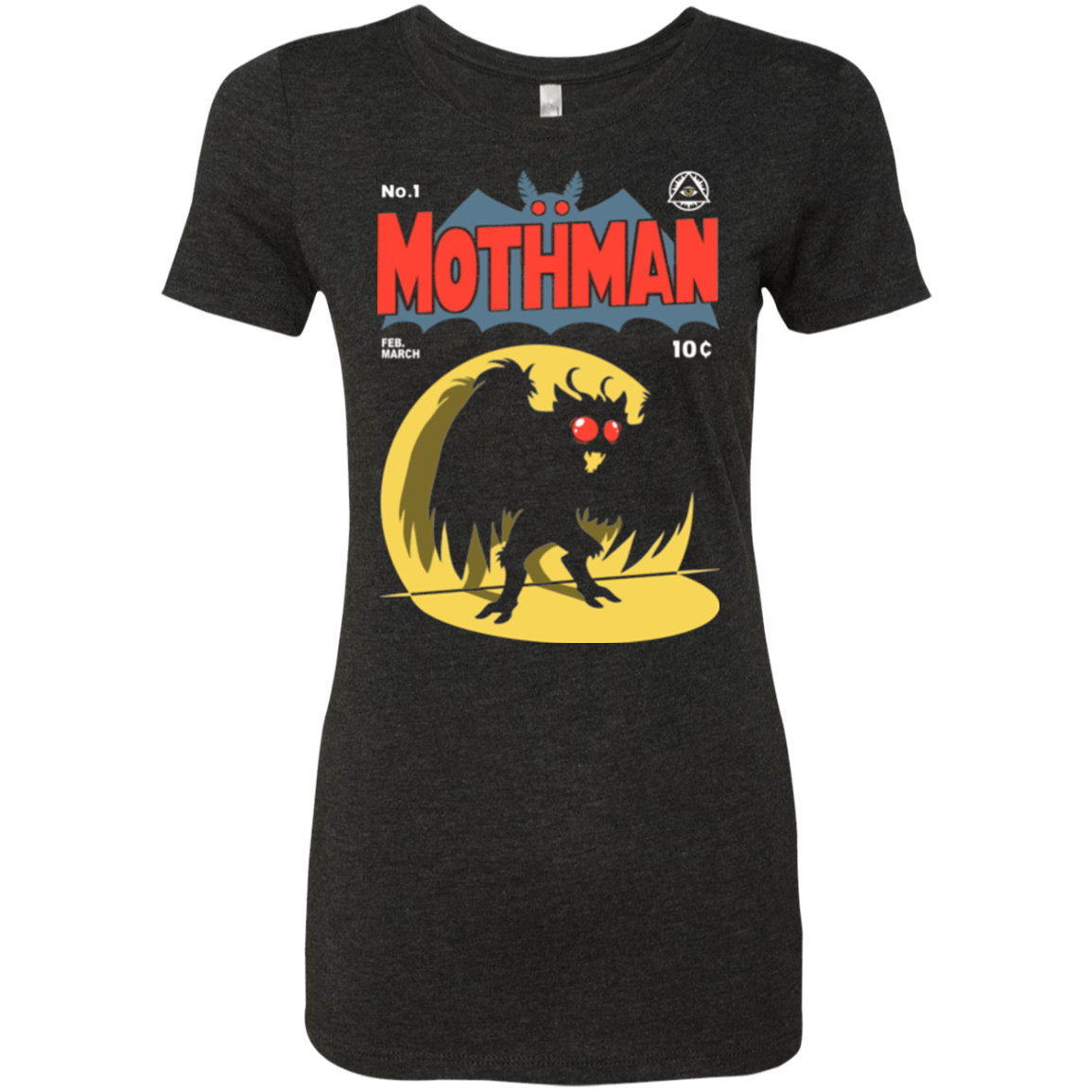 T-Shirts Vintage Black / Small Mothman Women's Triblend T-Shirt