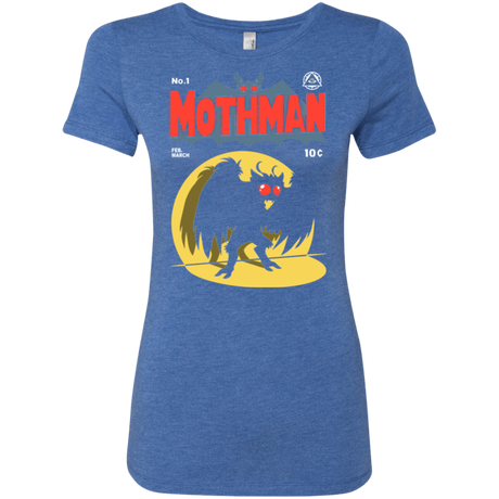 T-Shirts Vintage Royal / Small Mothman Women's Triblend T-Shirt