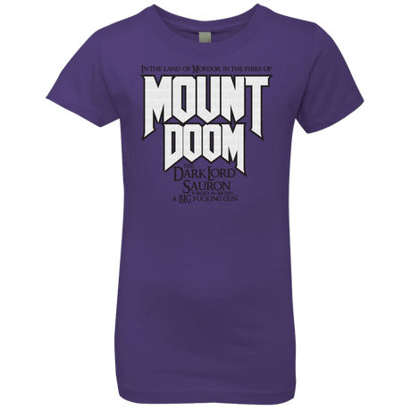 T-Shirts Purple Rush / YXS Mount DOOM Girls Premium T-Shirt