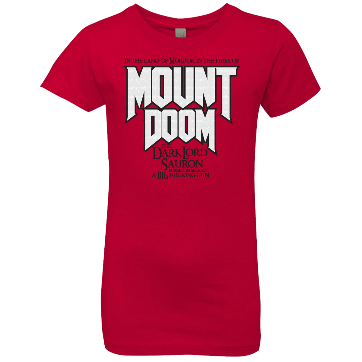 T-Shirts Red / YXS Mount DOOM Girls Premium T-Shirt
