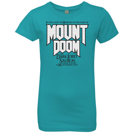 T-Shirts Tahiti Blue / YXS Mount DOOM Girls Premium T-Shirt