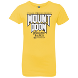 T-Shirts Vibrant Yellow / YXS Mount DOOM Girls Premium T-Shirt