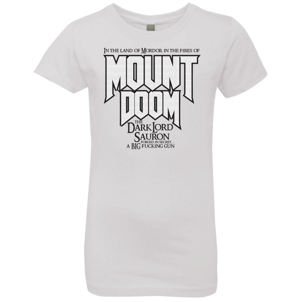 T-Shirts White / YXS Mount DOOM Girls Premium T-Shirt