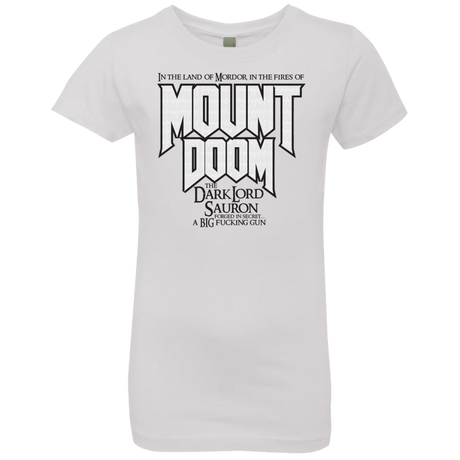 T-Shirts White / YXS Mount DOOM Girls Premium T-Shirt
