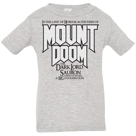 T-Shirts Heather Grey / 6 Months Mount DOOM Infant Premium T-Shirt