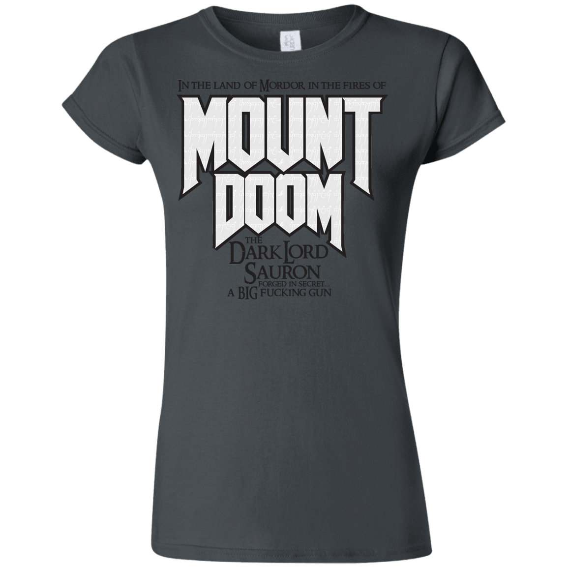 T-Shirts Charcoal / S Mount DOOM Junior Slimmer-Fit T-Shirt