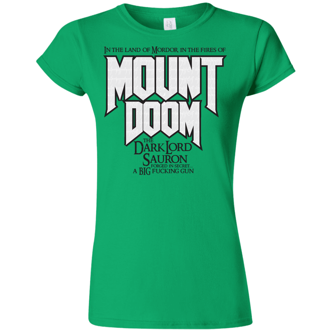 T-Shirts Irish Green / S Mount DOOM Junior Slimmer-Fit T-Shirt