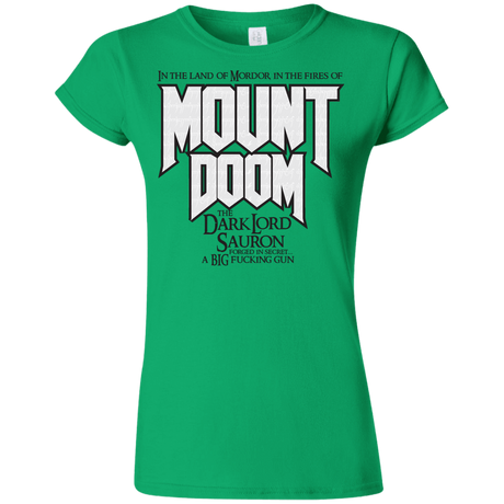T-Shirts Irish Green / S Mount DOOM Junior Slimmer-Fit T-Shirt