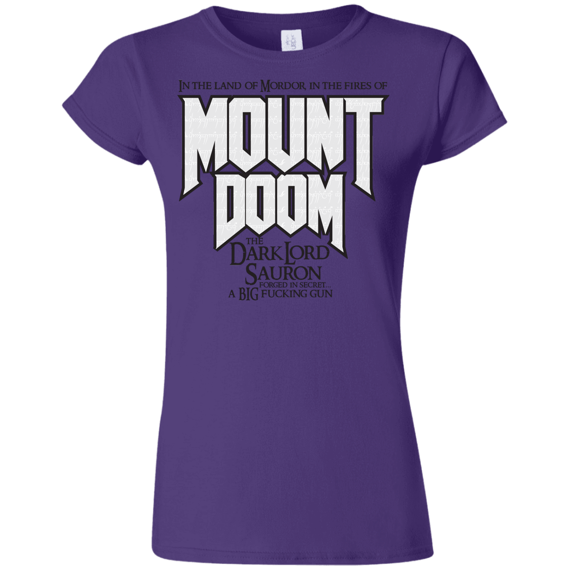 T-Shirts Purple / S Mount DOOM Junior Slimmer-Fit T-Shirt