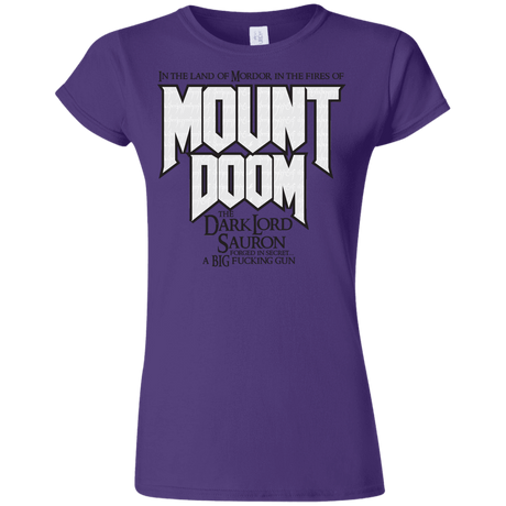 T-Shirts Purple / S Mount DOOM Junior Slimmer-Fit T-Shirt