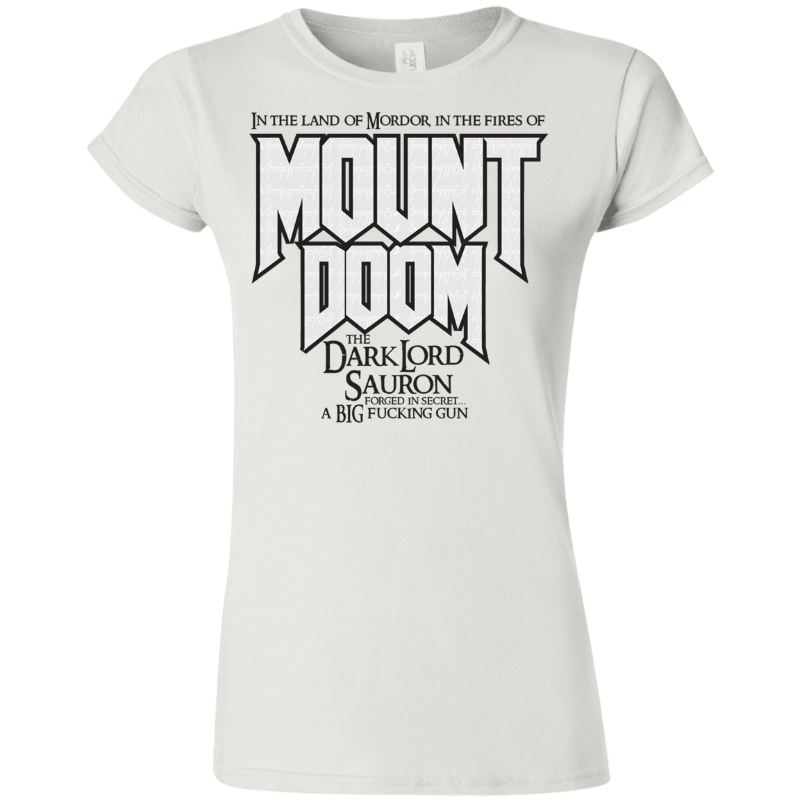 T-Shirts White / S Mount DOOM Junior Slimmer-Fit T-Shirt