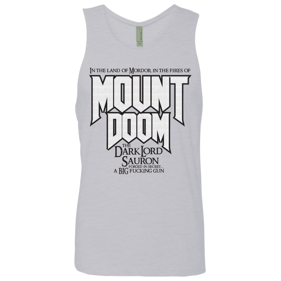 T-Shirts Heather Grey / S Mount DOOM Men's Premium Tank Top