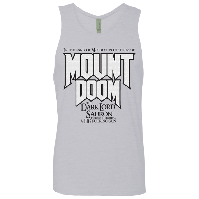 T-Shirts Heather Grey / S Mount DOOM Men's Premium Tank Top