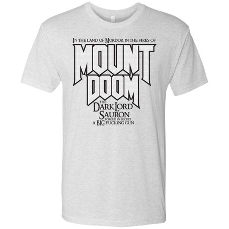 T-Shirts Heather White / S Mount DOOM Men's Triblend T-Shirt