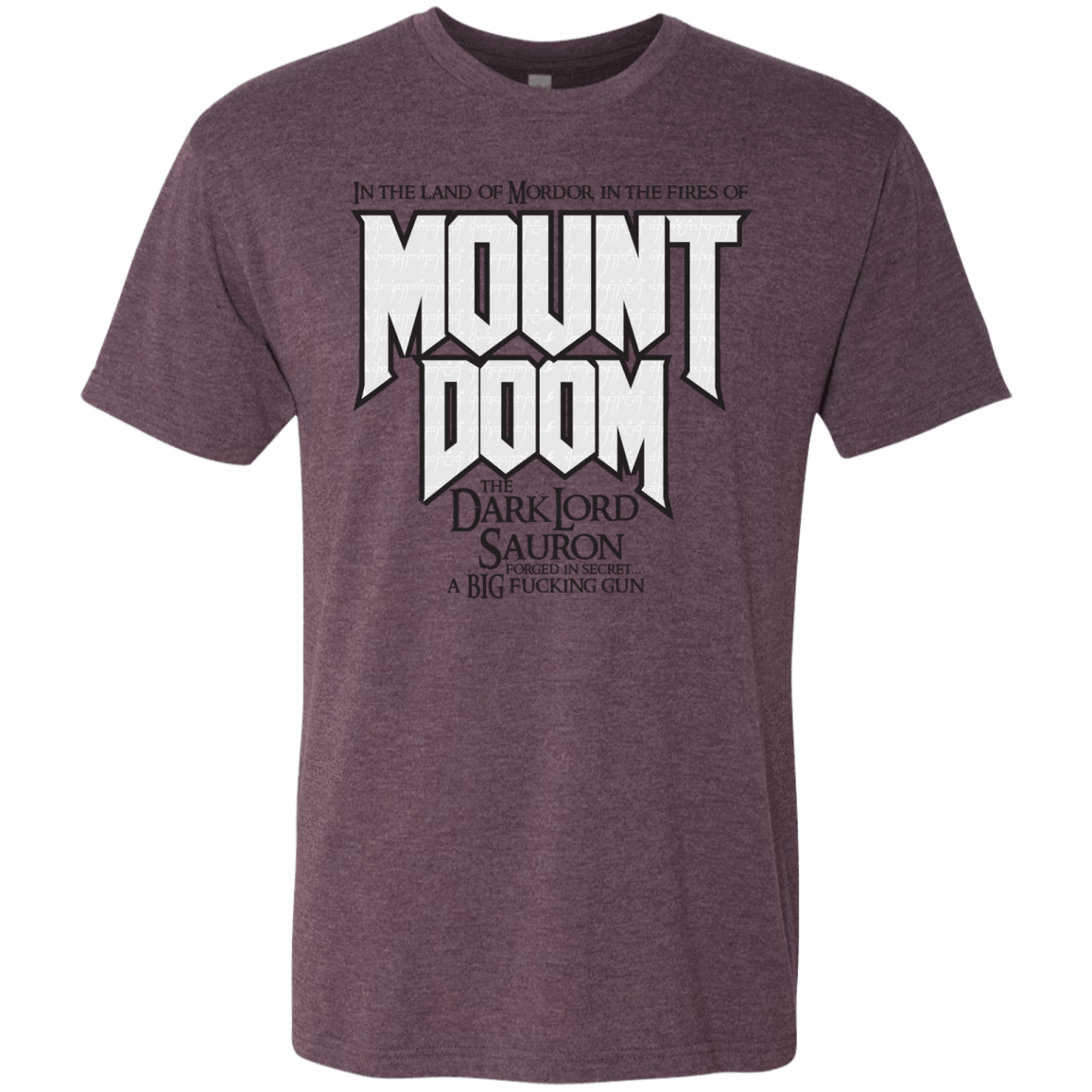 T-Shirts Vintage Purple / S Mount DOOM Men's Triblend T-Shirt