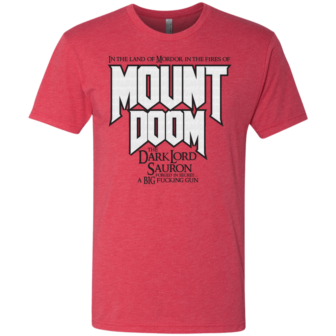 T-Shirts Vintage Red / S Mount DOOM Men's Triblend T-Shirt