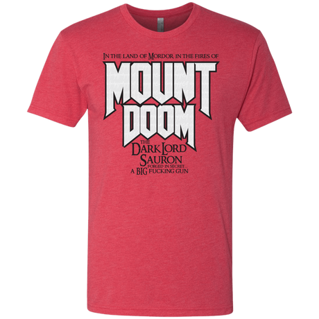 T-Shirts Vintage Red / S Mount DOOM Men's Triblend T-Shirt