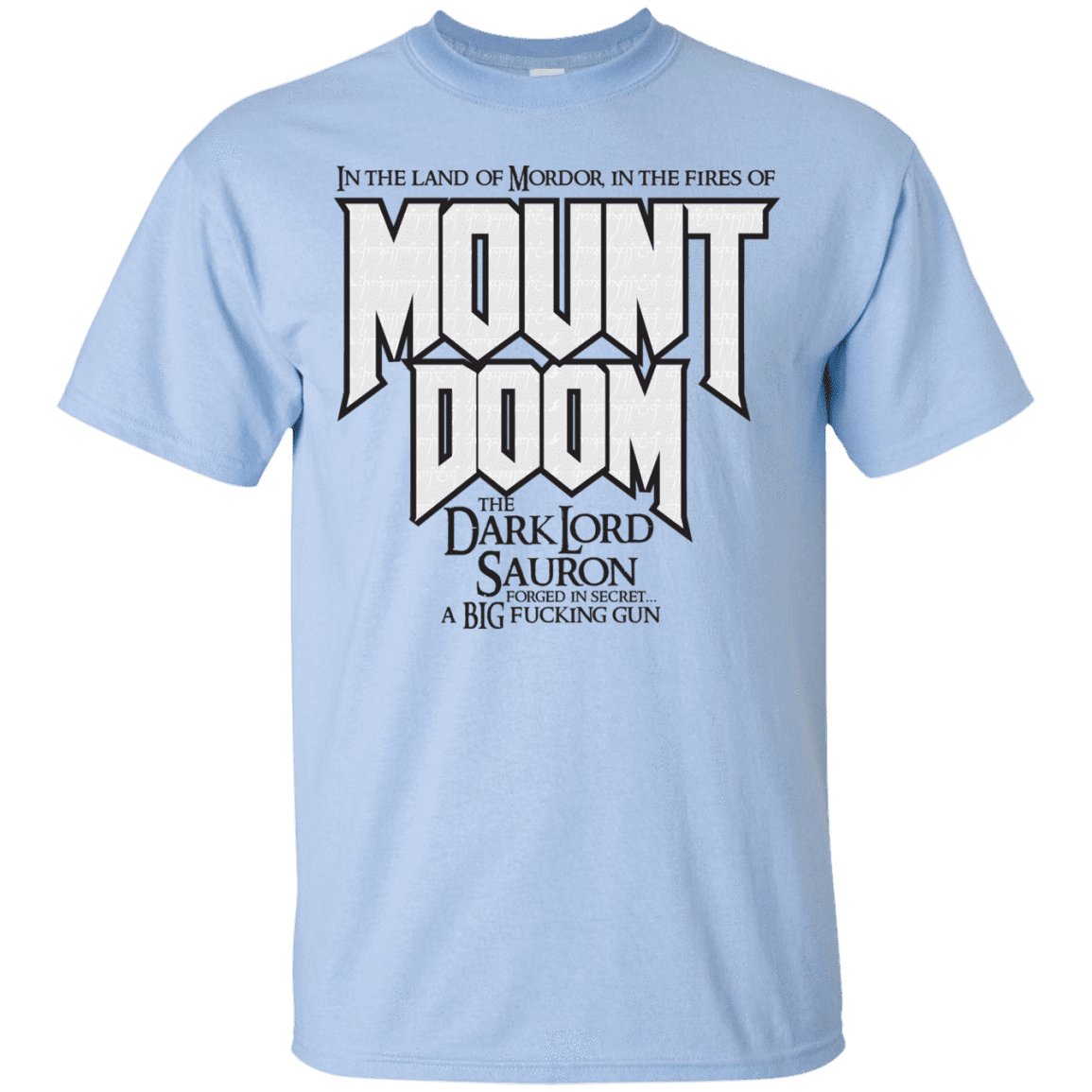 T-Shirts Light Blue / S Mount DOOM T-Shirt