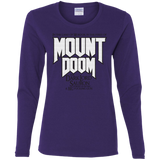 T-Shirts Purple / S Mount DOOM Women's Long Sleeve T-Shirt