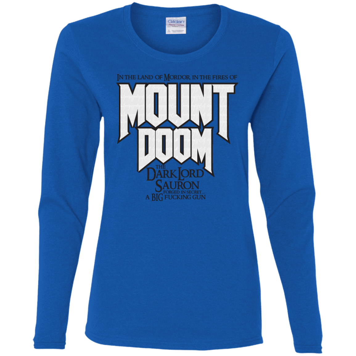 T-Shirts Royal / S Mount DOOM Women's Long Sleeve T-Shirt