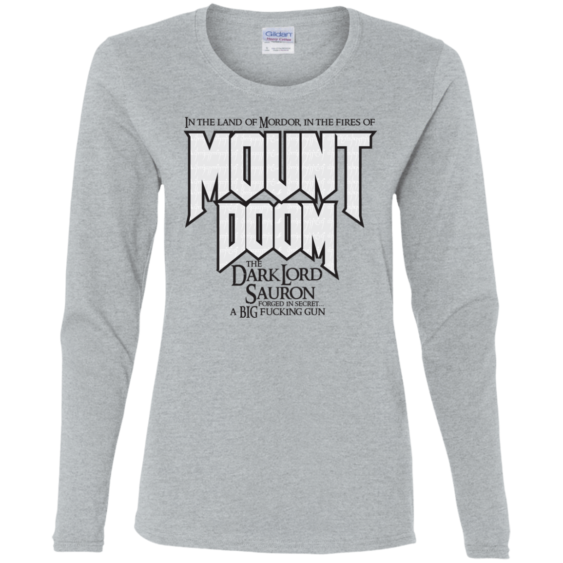 T-Shirts Sport Grey / S Mount DOOM Women's Long Sleeve T-Shirt