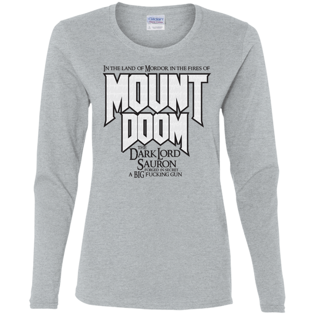 T-Shirts Sport Grey / S Mount DOOM Women's Long Sleeve T-Shirt