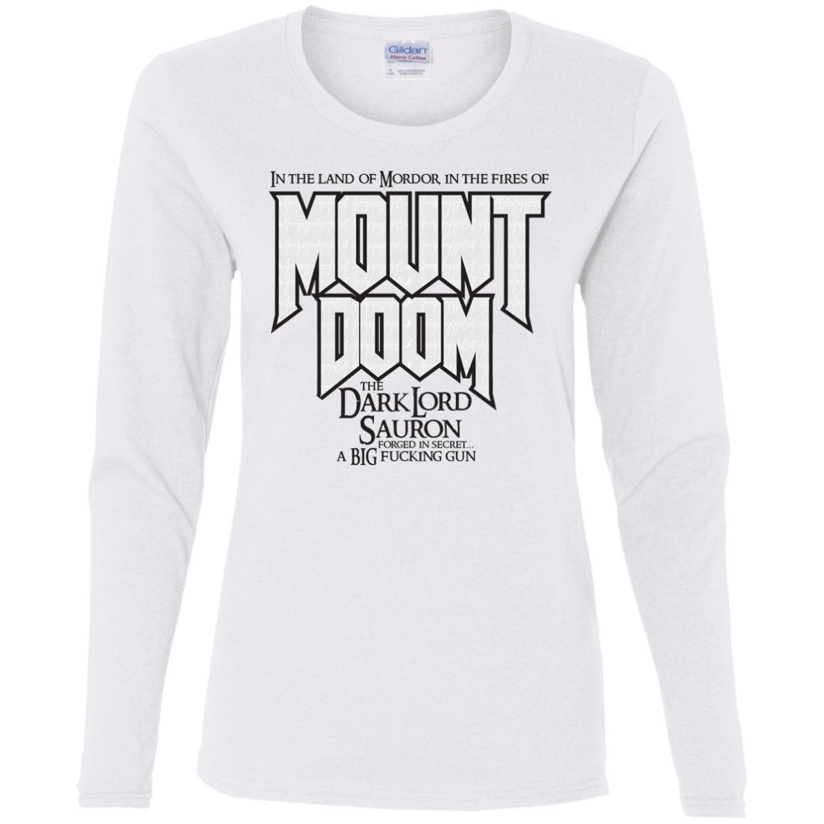 T-Shirts White / S Mount DOOM Women's Long Sleeve T-Shirt