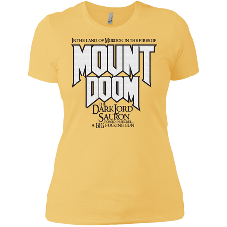 T-Shirts Banana Cream/ / X-Small Mount DOOM Women's Premium T-Shirt