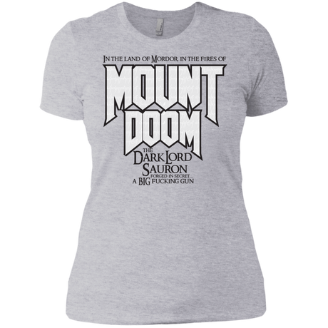 T-Shirts Heather Grey / X-Small Mount DOOM Women's Premium T-Shirt