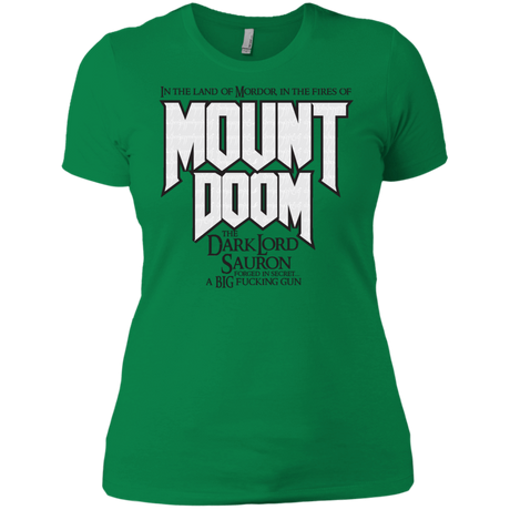 T-Shirts Kelly Green / X-Small Mount DOOM Women's Premium T-Shirt