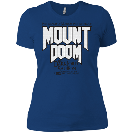 T-Shirts Royal / X-Small Mount DOOM Women's Premium T-Shirt