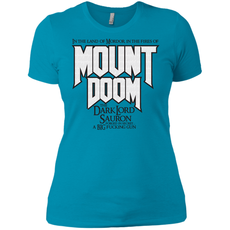 T-Shirts Turquoise / X-Small Mount DOOM Women's Premium T-Shirt