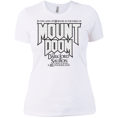 T-Shirts White / X-Small Mount DOOM Women's Premium T-Shirt