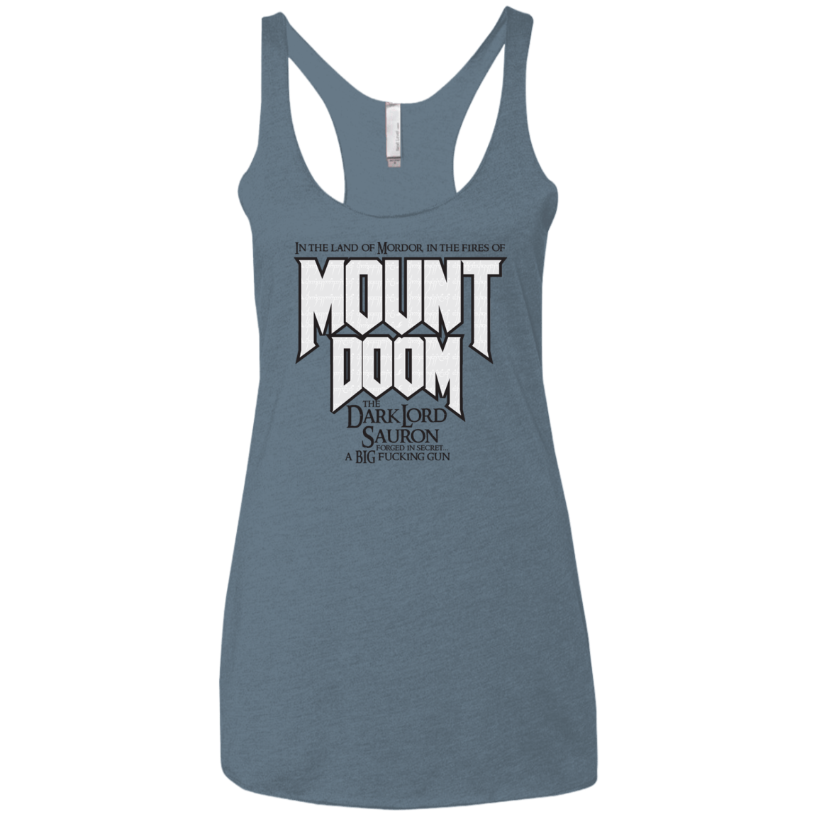Mount DOOM Women's Triblend Racerback Tank