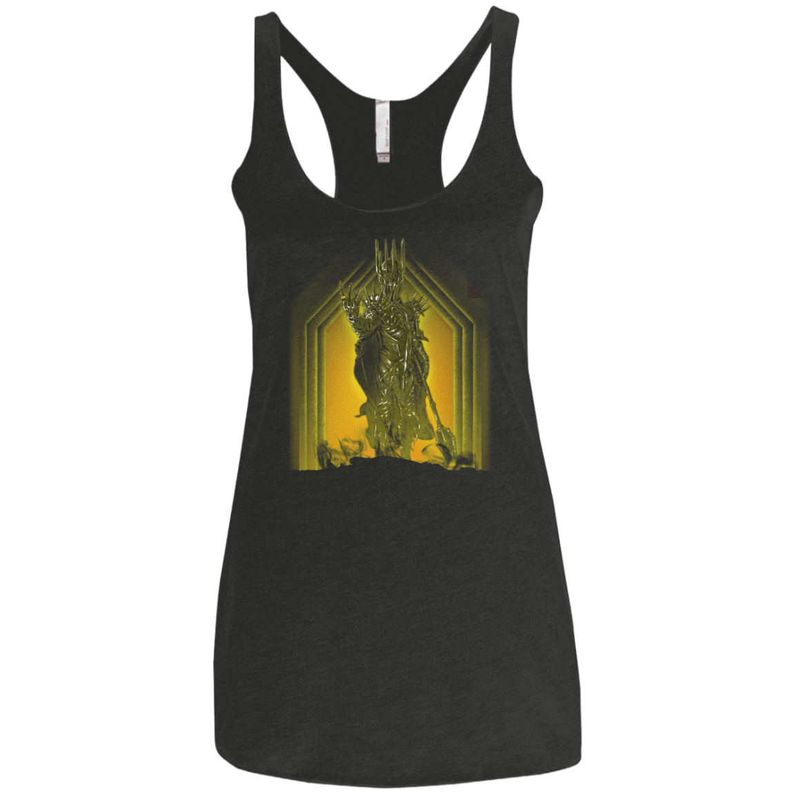 Mount Doom Women's Triblend Racerback Tank